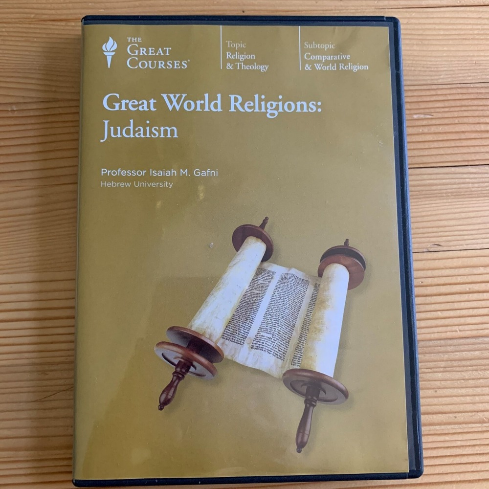 The Great Courses Great World Religions Judaism 2 DVD Set Isaiah Gafni 6103